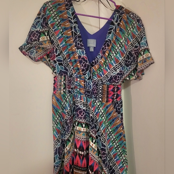 Rabbit Rabbit Rabbit Multicolor Asymmetrical Dress - Picture 2 of 7